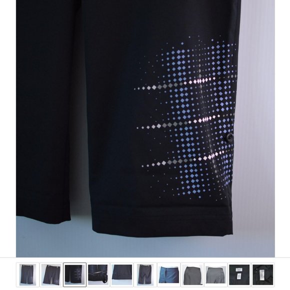 Izod Golf Classic Women sz 8 Black Sports Golf Outdoor Capri Active Pants - Picture 3 of 11